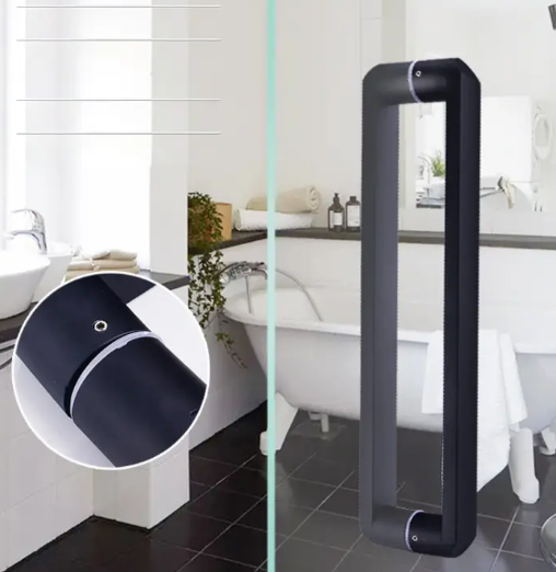 Kensharp Middle East Type 1200mm Luxray Style With Low Prices Double-Sided Black Outside Wood Door Handle